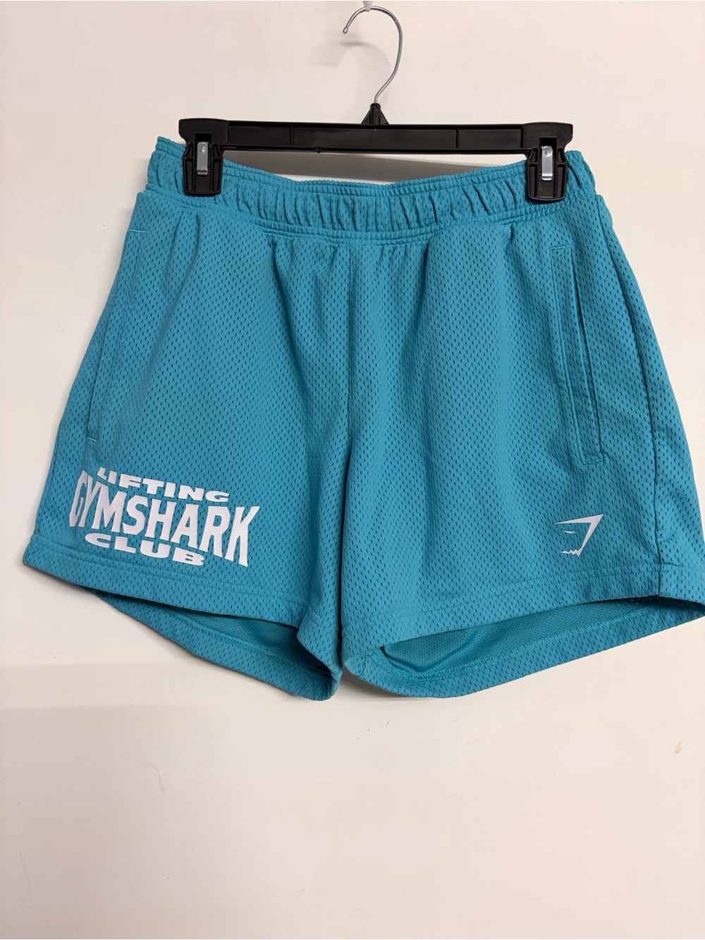 Gymshark Turquoise Mesh Lifting Shorts